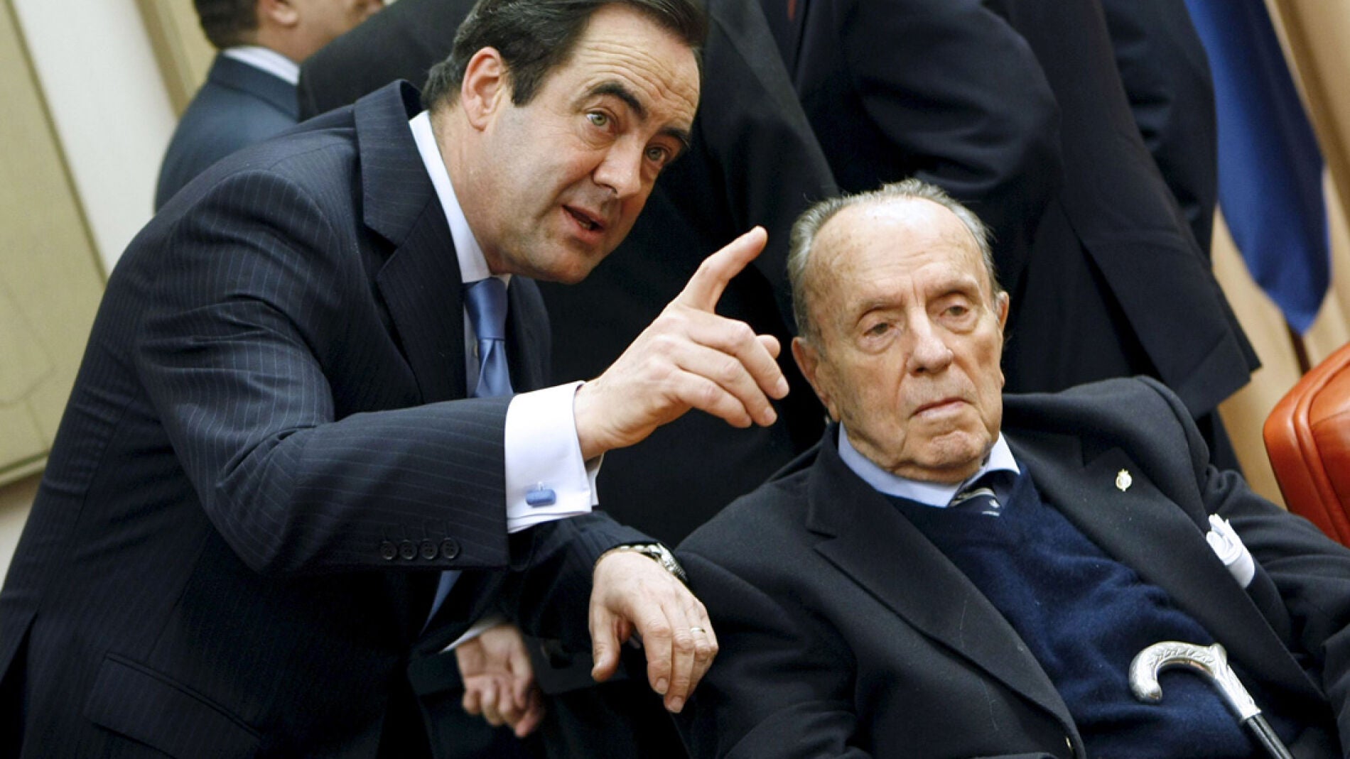 Jos&eacute; Bono junto a Manuel Fraga