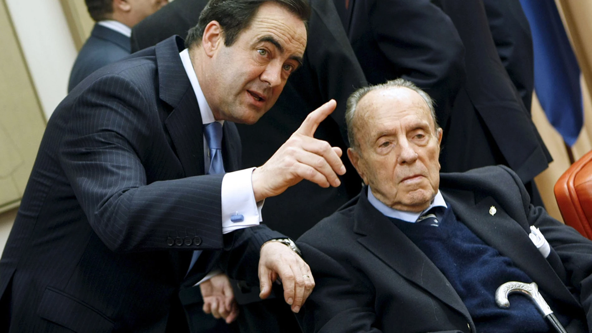 José Bono junto a Manuel Fraga José Bono junto a Manuel Fraga