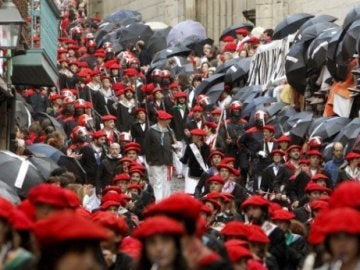 Celebración del Alarde en Hondarribia