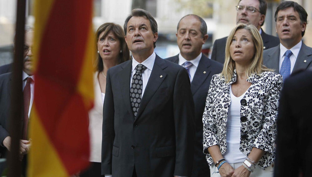 Artur Mas ha presidido la celebración de la Diada