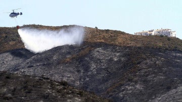 El fuego de Mijas extinguido tras quemar 684 hectáreas