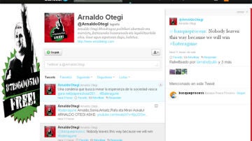 El Twitter de Arnaldo Otegi