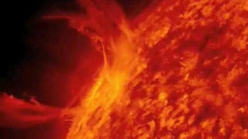 El Sol entra en erupción