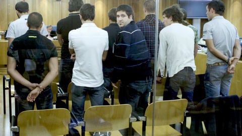 Los acusados en la Audiencia Nacional