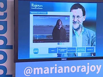 El PP presenta la página web de Rajoy El PP presenta la página web de Rajoy