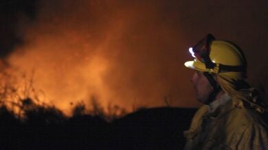 Declarado un incendio en el Parque Natural de Arribes del Duero en Salamanca