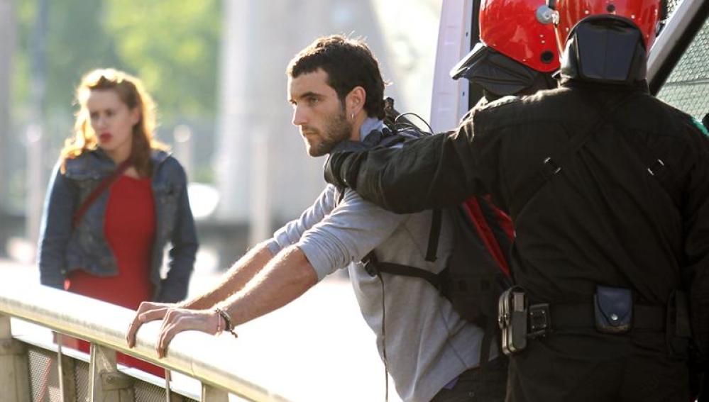 La Policía necesitó más de 6 horas para el desalojo en Bilbao