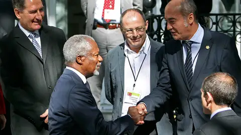 Koffi Annan, con Martín garitano Koffi Annan, con Martín garitano