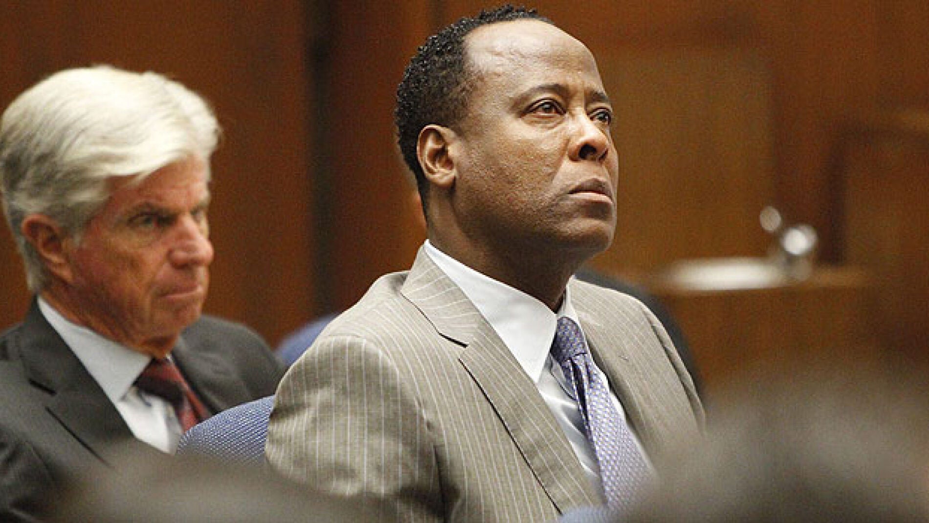 El Doctor Conrad Murray durante el juicio