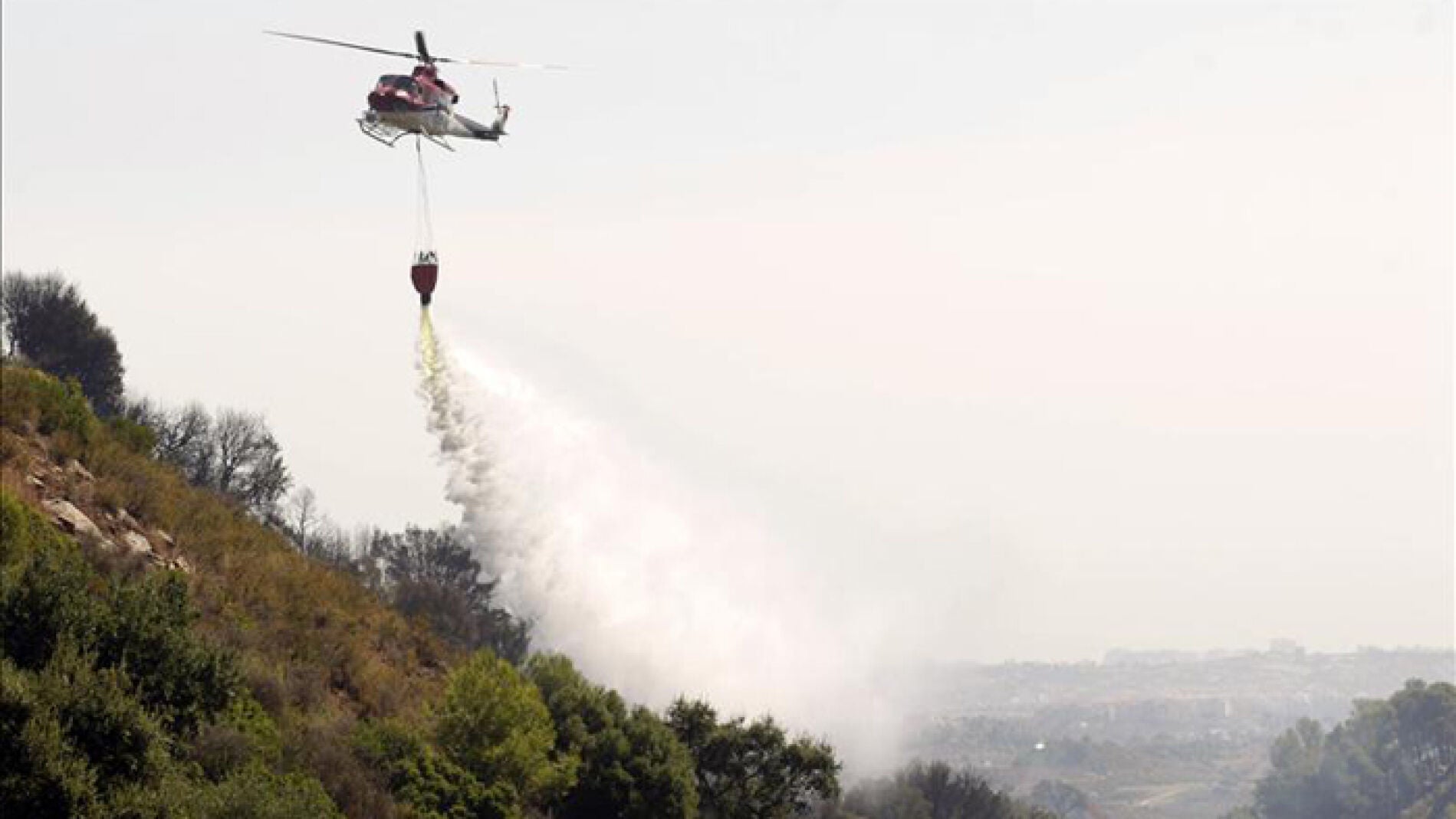 Un muerto en el choque de dos helic&oacute;pteros contra incendios en Albacete