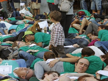 Manifestación de profesores en Madrid