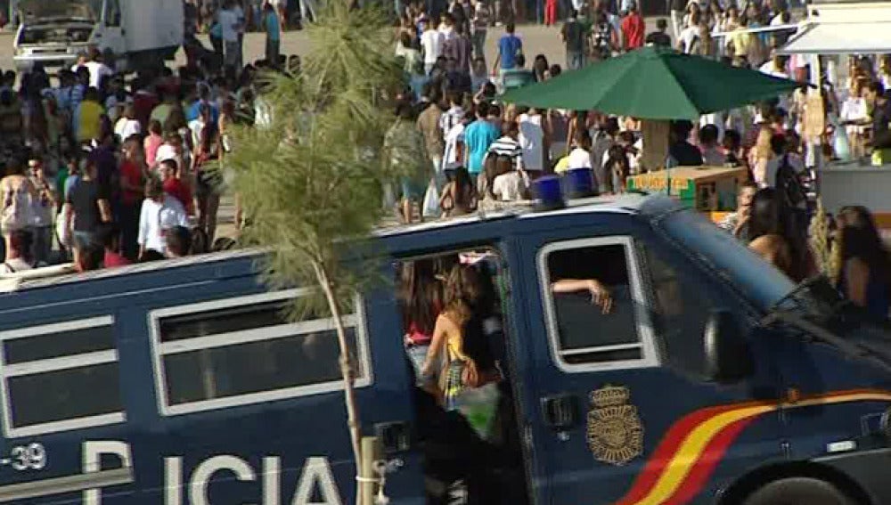 Botellones universitarios con vigilancia policial