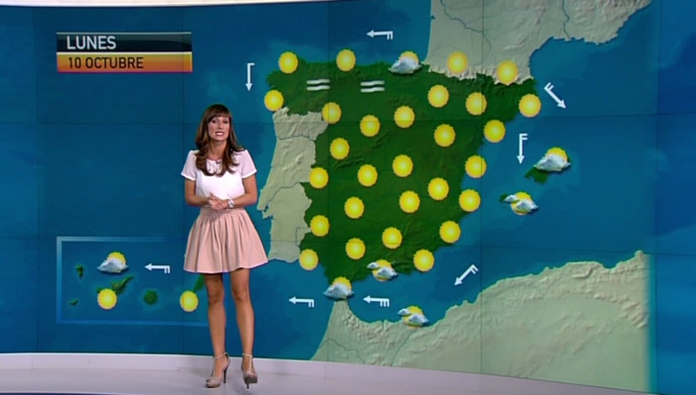 La previsión del tiempo 09-10-2011 (noche)