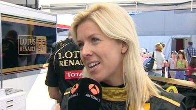 María de Villota se convierte en piloto probador de la escudería Marussia
