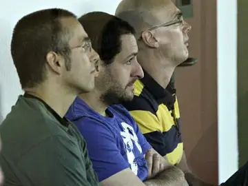 Los etarras Ivan Apaolaza, Gorka Palacios Alday y Oier Gotilla Los etarras Ivan Apaolaza, Gorka Palacios Alday y Oier Gotilla