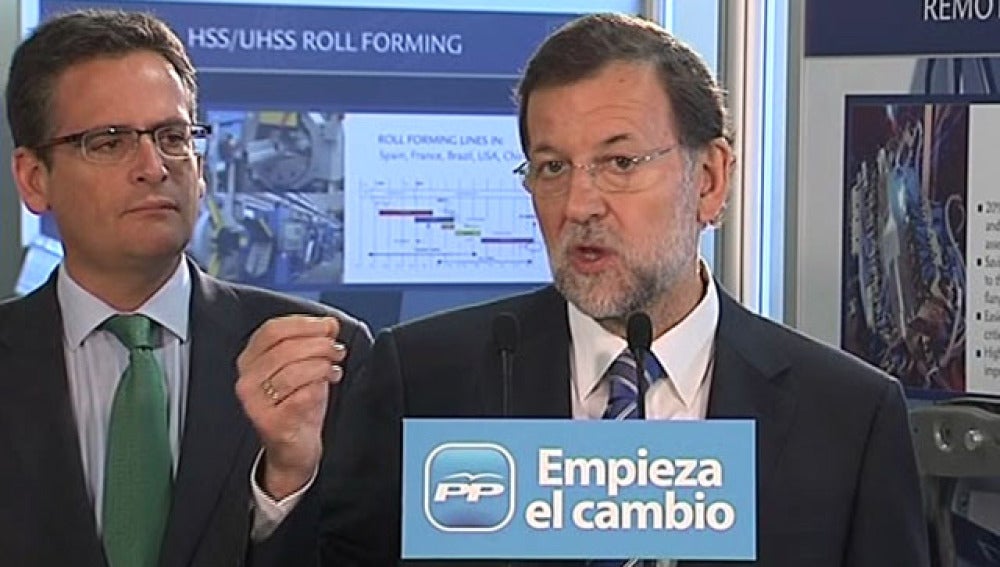Rajoy, en su comparecencia en Vizcaya