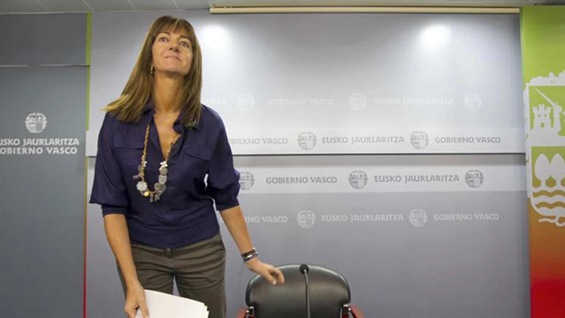 La portavoz del Gobierno vasco, Idoia Mendia La portavoz del Gobierno vasco, Idoia Mendia