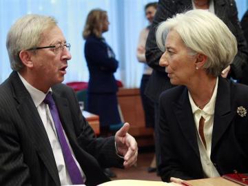 Juncker dialoga con Lagarde