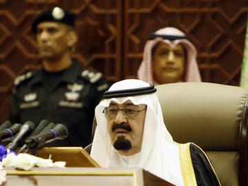 El rey de Arabia saudí, Abdullah bin Abdul Aziz 