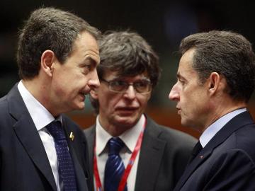 Conversación entre Sarkozy y Zapatero
