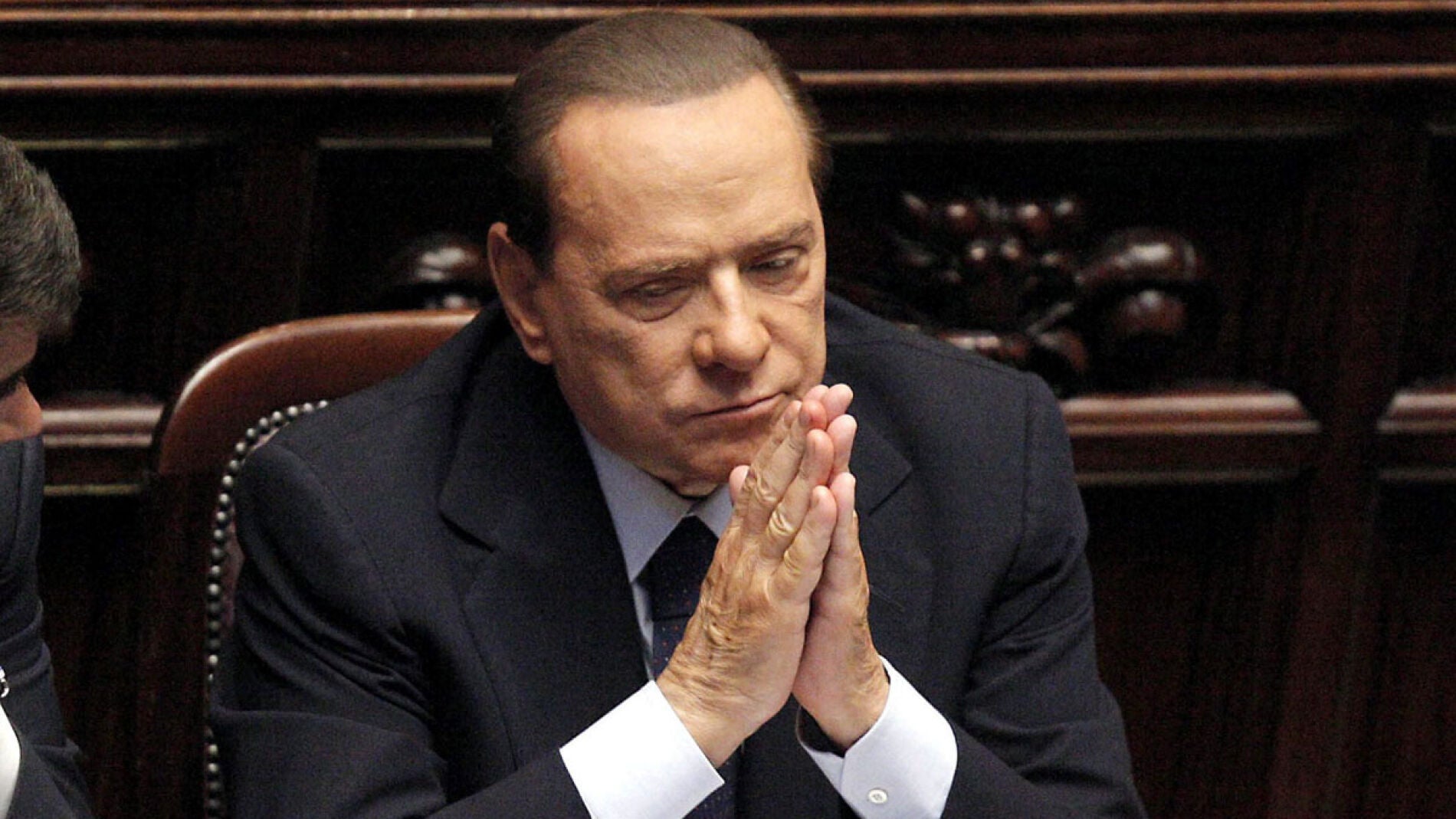 Silvio Berlusconi, en el Senado