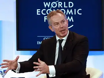 El ex primer ministro británico Tony Blair El ex primer ministro británico Tony Blair