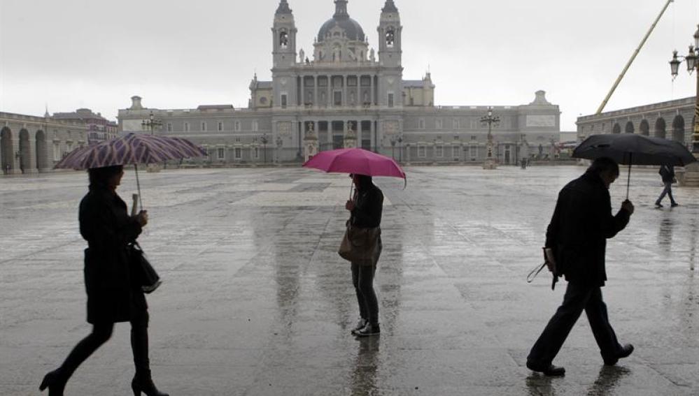 Llegan a Madrid las primeras lluvias del otoño