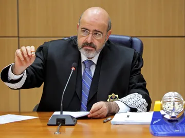 La foto del sorteo del jurado del juicio Camps La foto del sorteo del jurado del juicio Camps