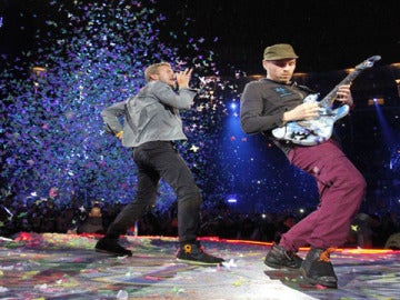 Coldplay hizo vibrar al público en su concierto de Las Ventas.