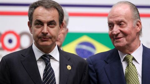 Zapatero, junto al Rey Juan Carlos