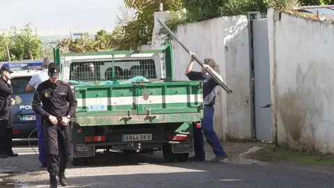 La Policía Nacional vuelve a reconstruir los hechos en la finca de las Quemadillas La Policía Nacional vuelve a reconstruir los hechos en la finca de las Quemadillas
