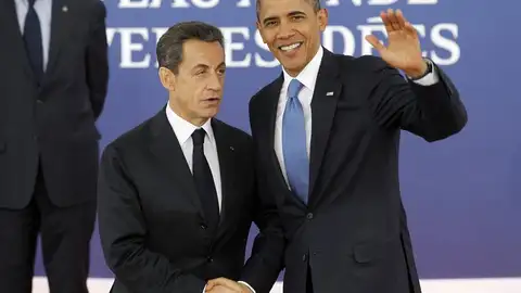 Nicolas Sarkozy y Barack Obama Nicolas Sarkozy y Barack Obama