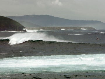 Temporal en las costas gallegas