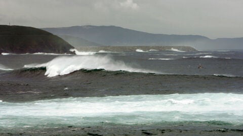 Temporal en las costas gallegas