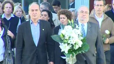 Bildu participa por primera vez en un homenaje a las víctimas del terrorismo