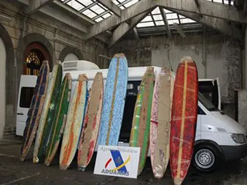 Las tablas de surf incautadas Las tablas de surf incautadas