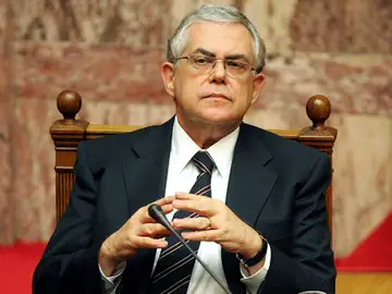 El nuevo primer ministro, Lukas Papademos El nuevo primer ministro, Lukas Papademos