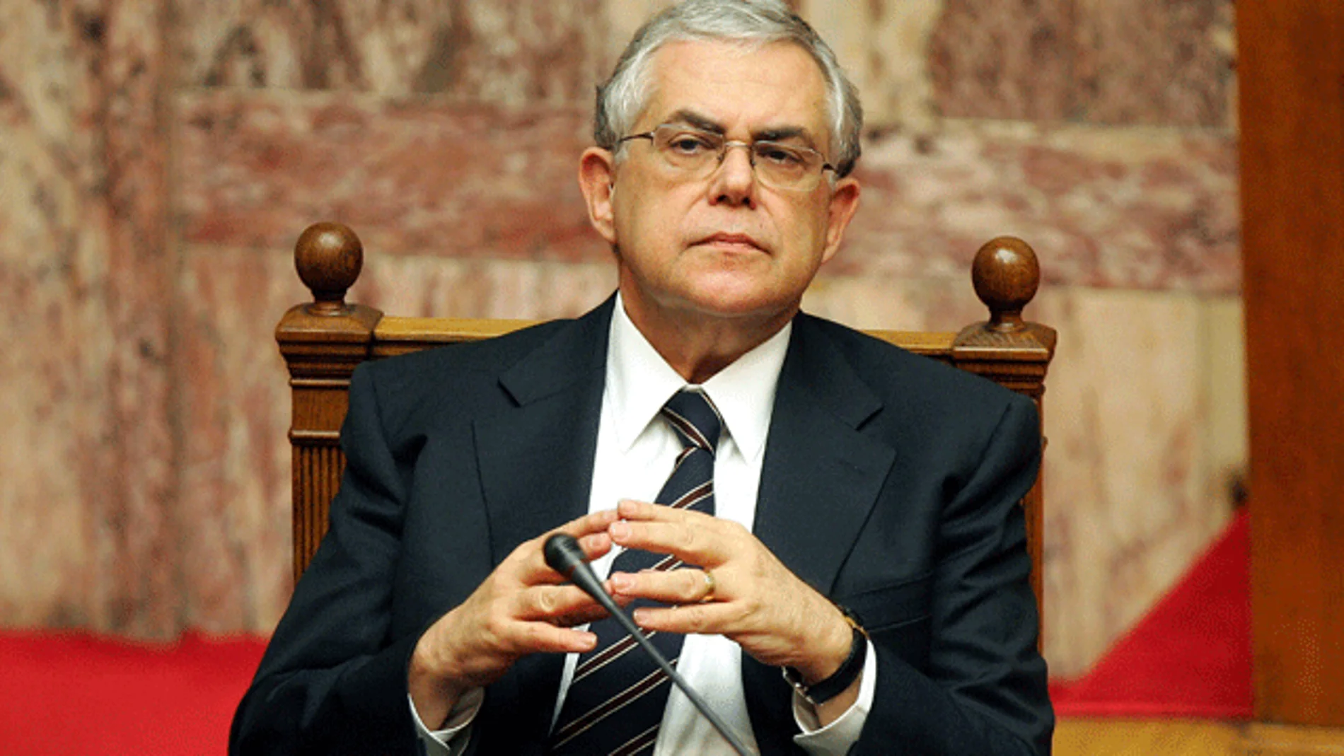 El nuevo primer ministro, Lukas Papademos El nuevo primer ministro, Lukas Papademos