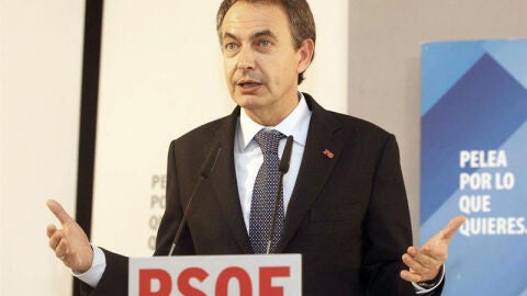 Zapatero, durante un mitin