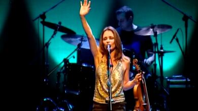 Éxito de Sharon Corr como violinista y cantante