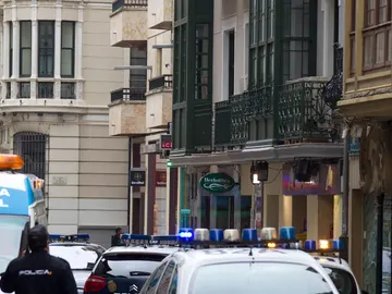 La Policía intervioene en una oficina de seguros de Zamora La Policía intervioene en una oficina de seguros de Zamora