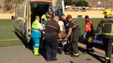 Cinco heridos tras la explosión de gas propano en Gran Canaria