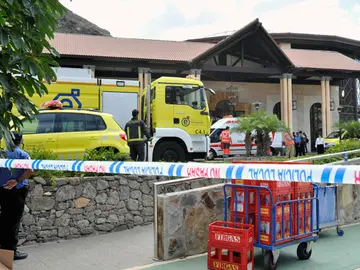 Explosión de gas en Mogán Explosión de gas en Mogán