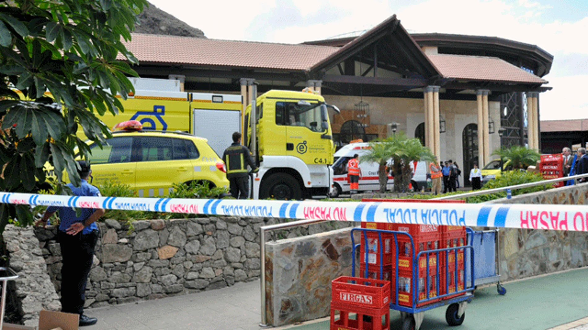 Explosión de gas en Mogán Explosión de gas en Mogán