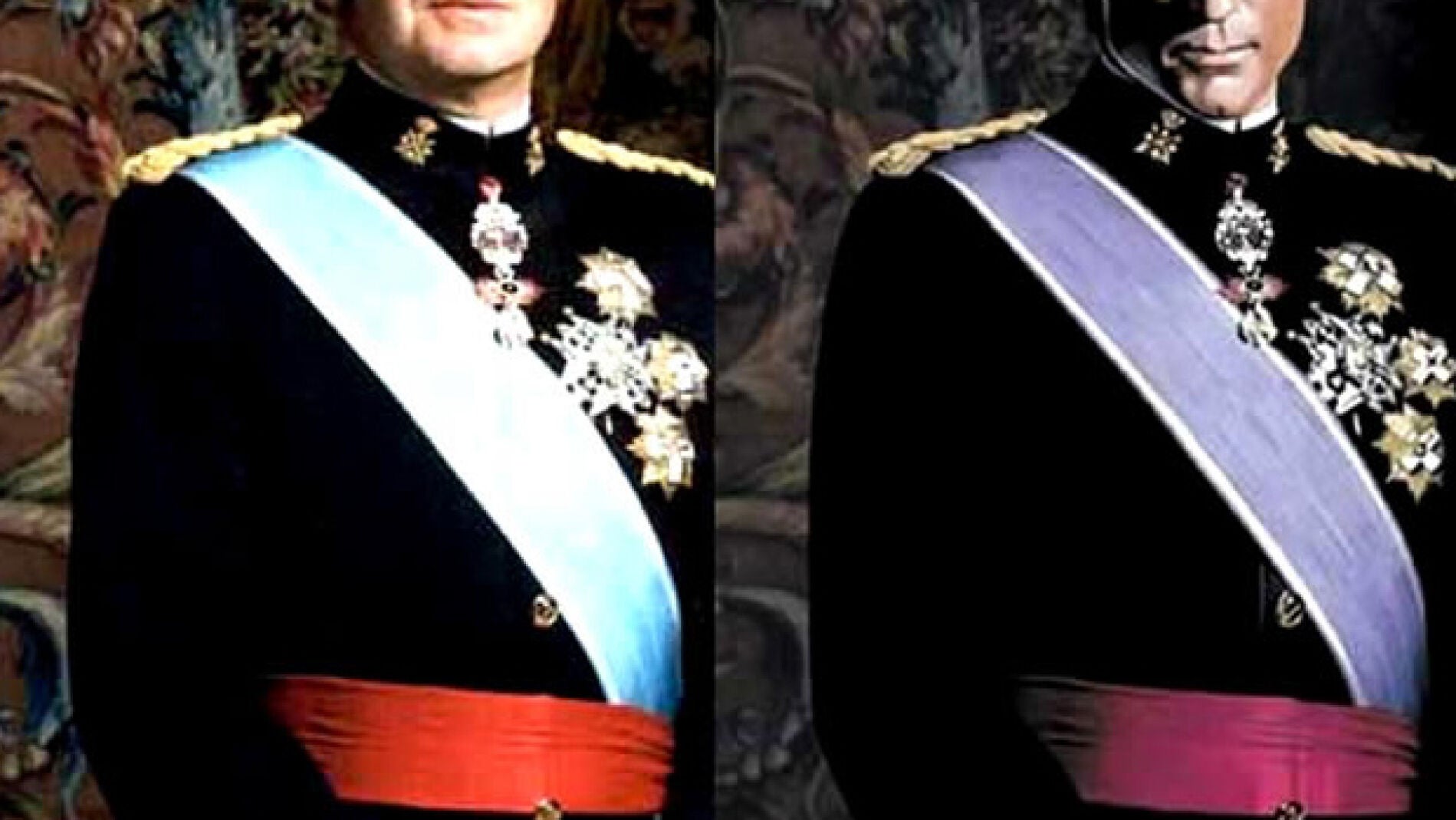 Comparaci&oacute;n entre el uniforme del Rey y el de Magneto