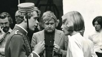Ken Russell en el rodaje de 'El Novio'