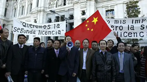 Comerciantes chinos Comerciantes chinos