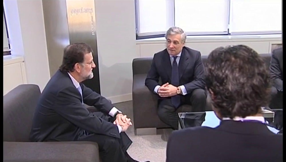 Mariano Rajoy y Antonio Tajani