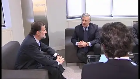 Mariano Rajoy y Antonio Tajani Mariano Rajoy y Antonio Tajani