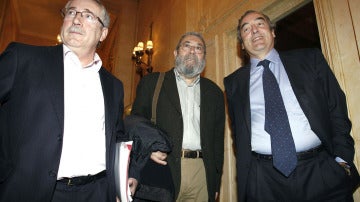 Toxo, Méndez y Rosell juntos en un foro